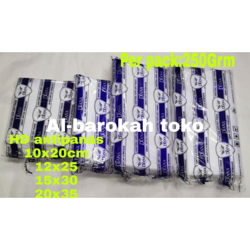 Plastic HD tahan panas / plastik buram tahan panas / plastik bakso kiloan / plastik buram untuk soto
