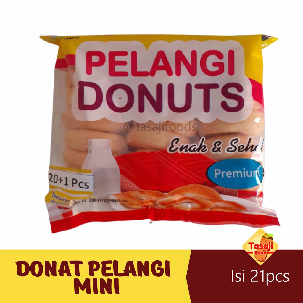 Donat Pelangi Mini Isi 21 Pcs