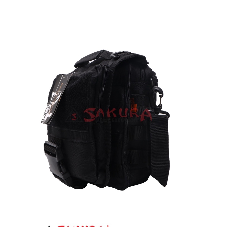 Tas Selempang Tactical 8001 Import Hitam