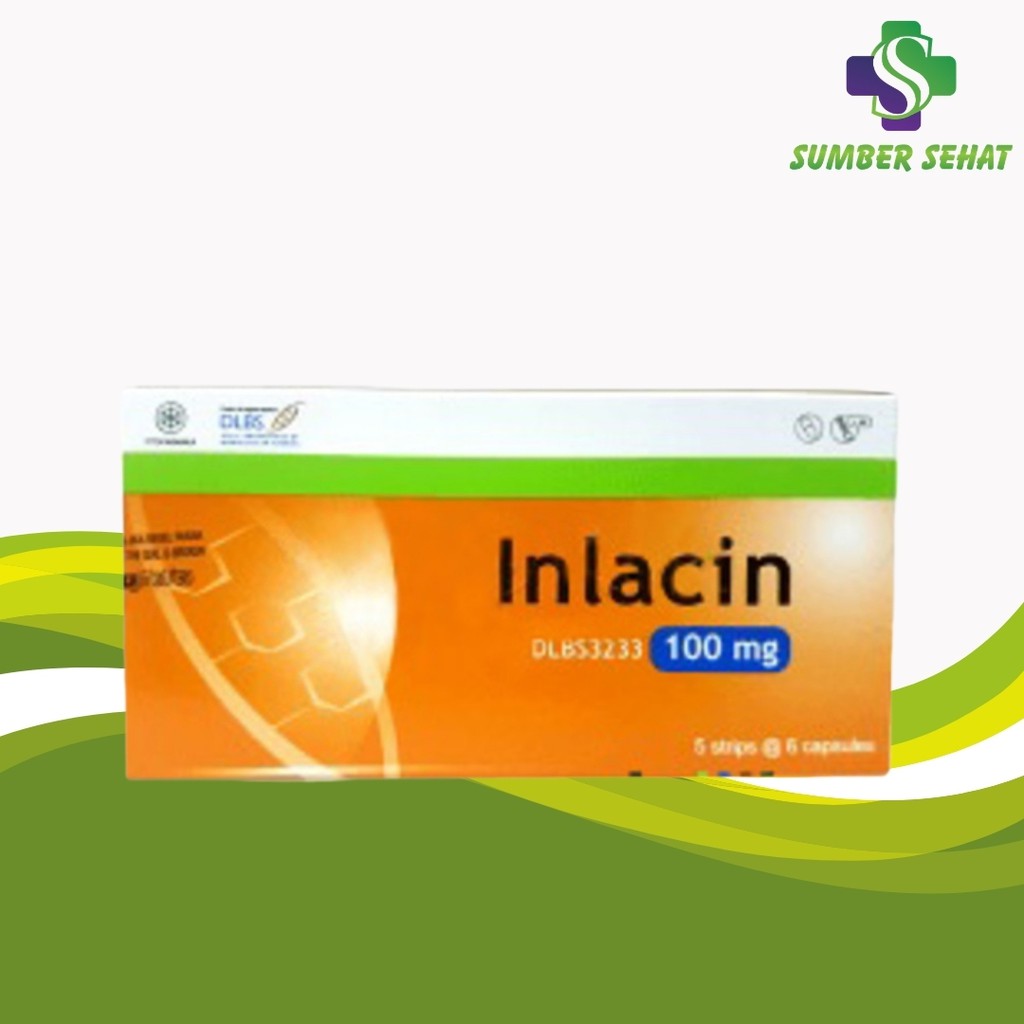 INLACIN 100 MG BOX 30 KAPSUL