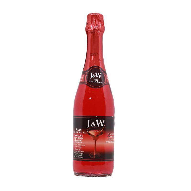 J&W SPARKLING COCKTAIL - RED 750ml