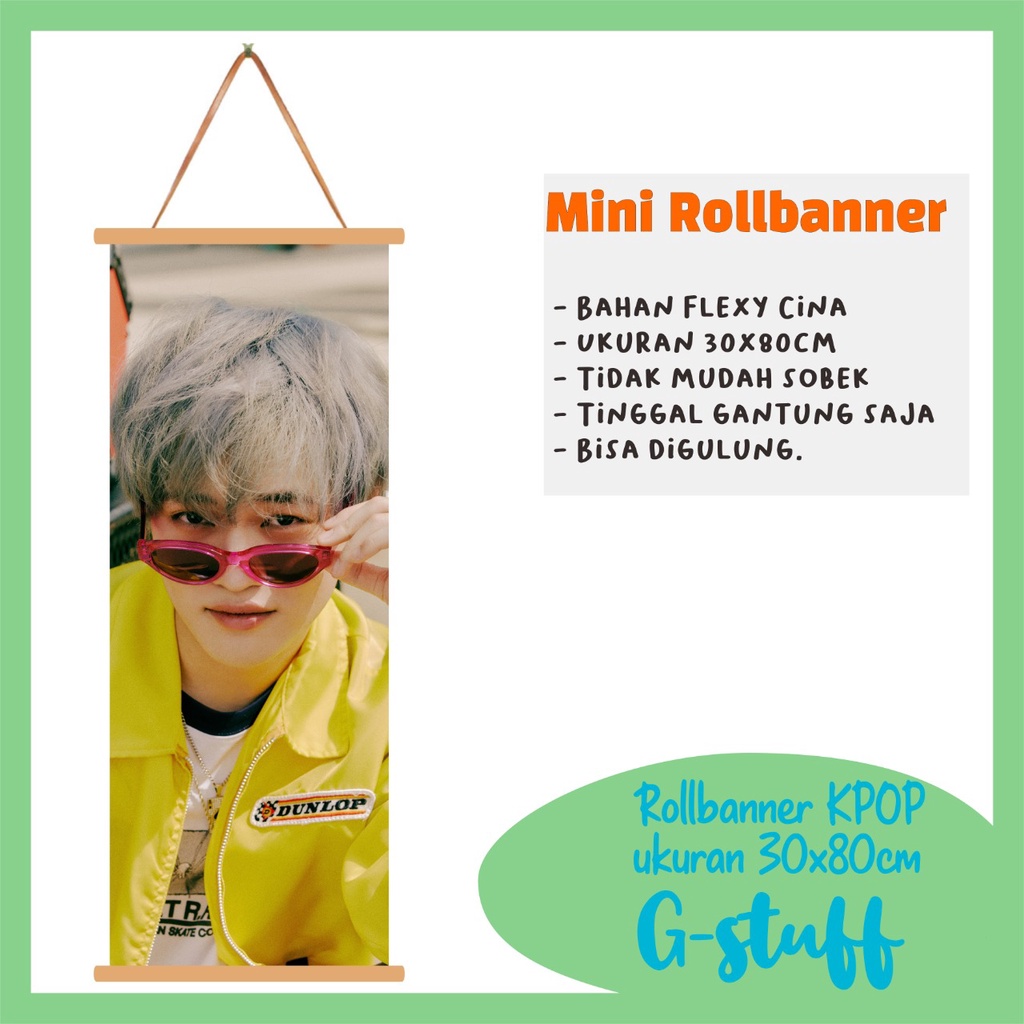 MINI ROLL BANNER NCT DREAM CHENLE BEATBOX