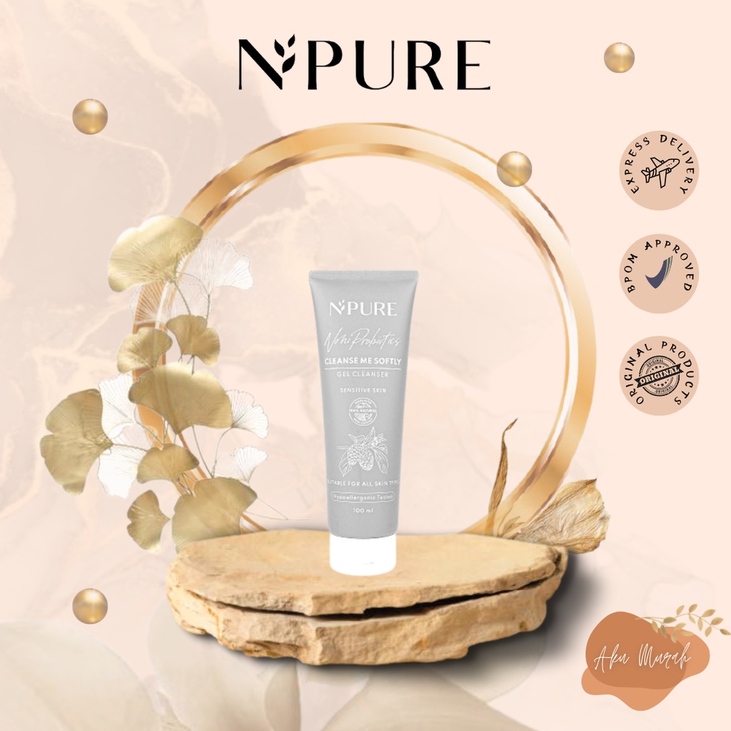 ✨ AKU MURAH ✨NPURE NONI PROBIOTICS &quot;CLEANSE ME SOFTLY&quot; GEL CLEANSER