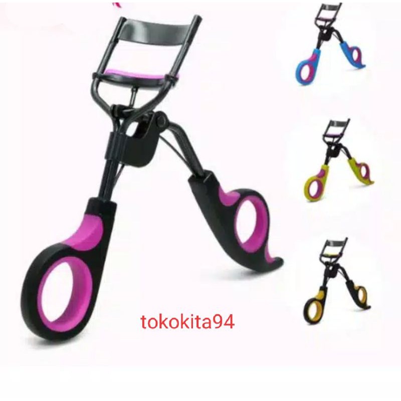 (Jakarta)Penjepit Bulu Mata Lentik Eye Curler - Black Pink Hitam Pink - Eyelash Curler New