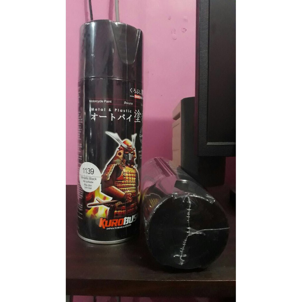 PYLOX / PILOK / CAT SEMPROT SAMURAI - METALLIC BLACK (1139) / WARNA METALLIC