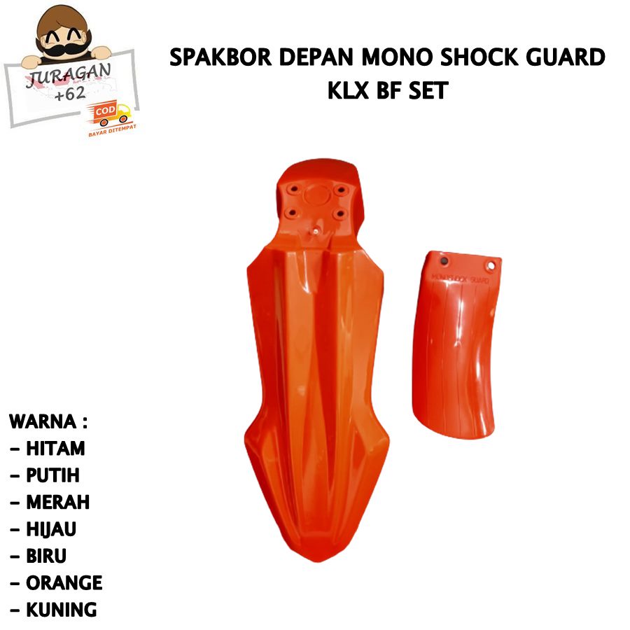 SPAKBOR SET KLX BF BIG FOOT 150 250 DTRACKER DEPAN COVER LUMPUR MONOSHOCK D TRACKER