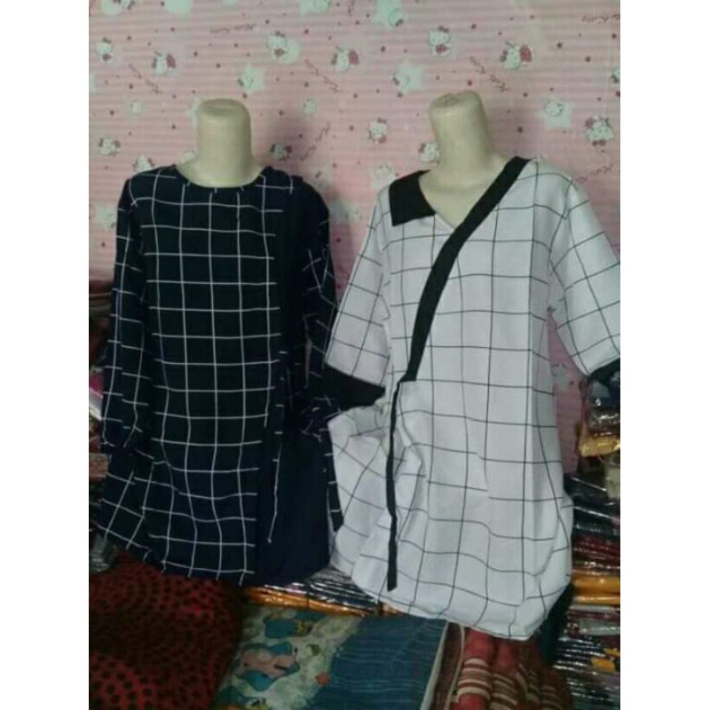 Tunik jumbo Polos &amp; Kotak