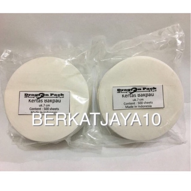 Kertas Bakpau alas bakpao diameter 7 cm Dragon Pack isi 500 lembar