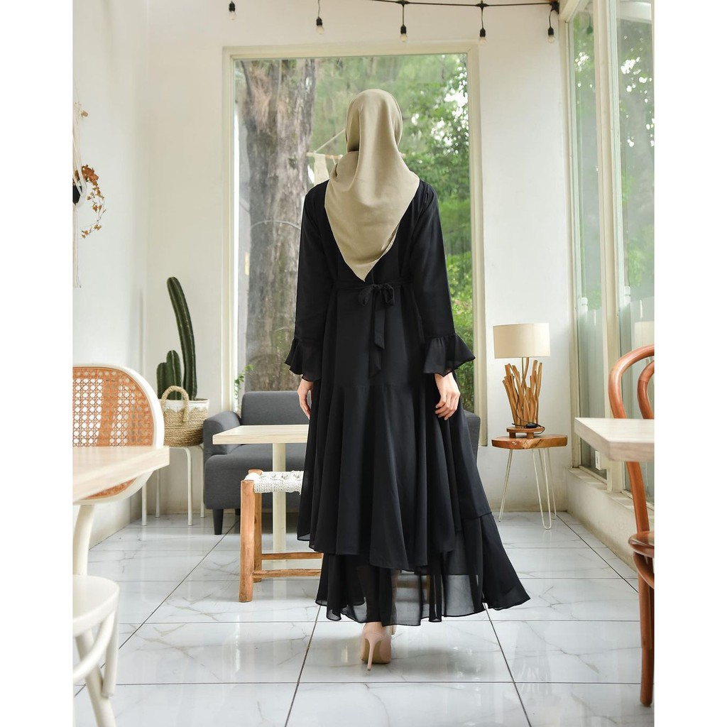 100% REALPICT misya dress terbaru // harga promo bahan ceruty babydoll // Malaysia basic gamis simple