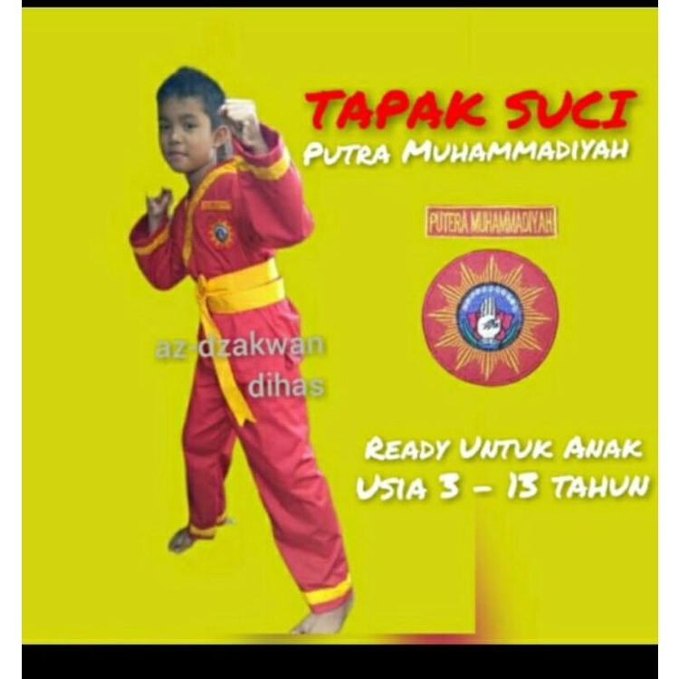 Baju Tapak Suci Anak Bahan American Drill