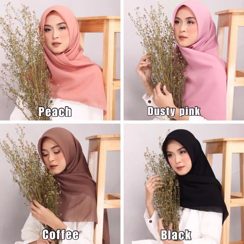 LoverFashion Jilbab Segi Empat (kaos spandek)