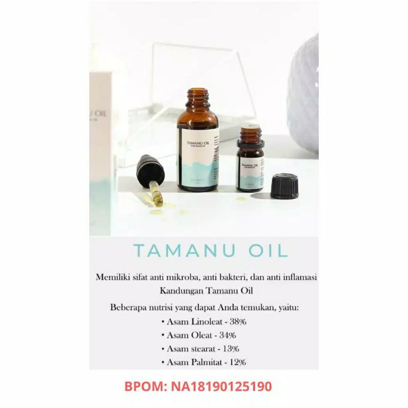 TAMANU OIL FALABELLE OBAT JERAWAT 5ml ORIGINAL BPOM