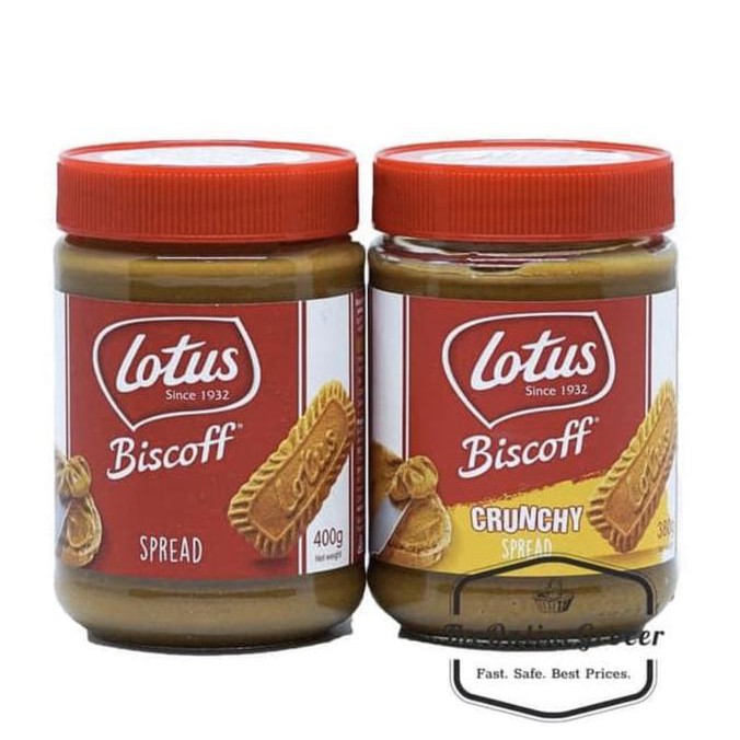 

Selai Lotus Biscoff Biscuit 380gr rasa Spread dan Crunchy