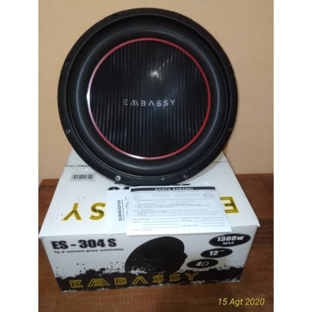 Subwoofer Embassy 304 s