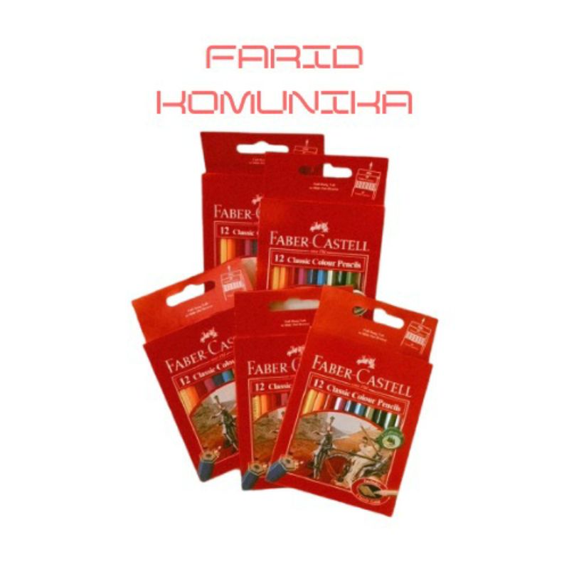 

[HUSNA COLLECTION] Pensil Warna Faber Castell UKURAN Kecil 12 Warna / PENSIL WARNA