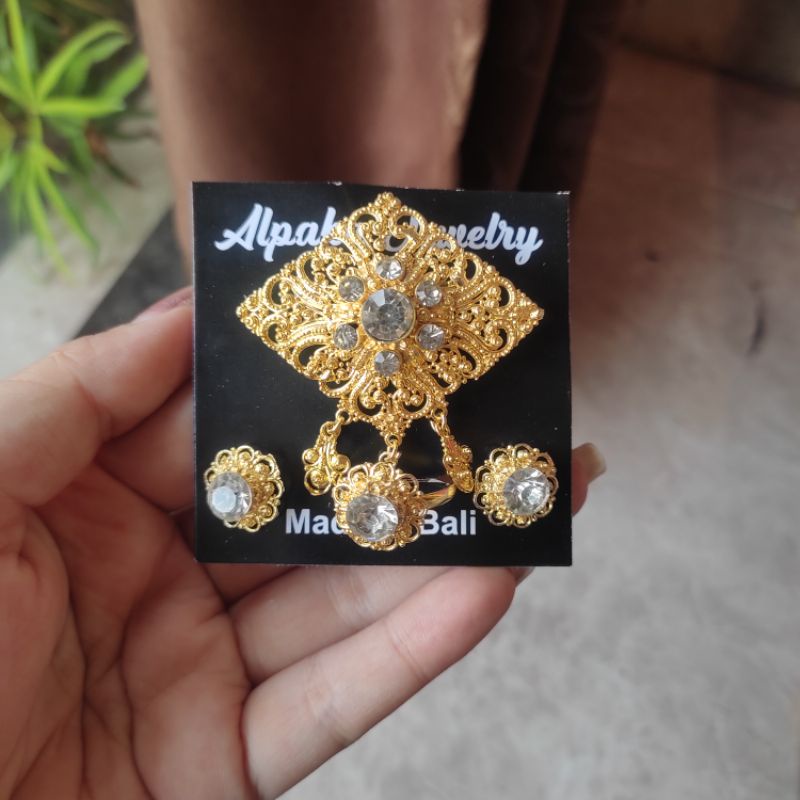 Set Bros Wajik mini/ Set Bros alpaka bali / Bros Kebaya / Bros  Kebaya Permata / Bros Kebaya