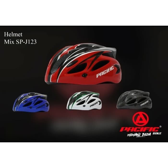 HELM SEPEDA PACIFIC SP-J 123 ORIGINAL HELMET BICYCLE SNI