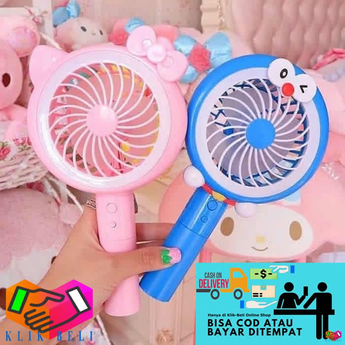 Kipas Angin Genggam Led / Kipas Angin Tangan Genggam Karakter / Kipas Portable Usb Mini Fan