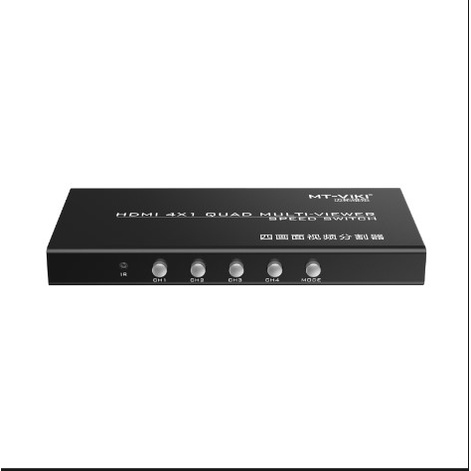 Hdtv multiviewer gaintech 4 port 4x1 quad screen video multi viewer 1080p 60hz full HD multiple with remote MT-SW041-B