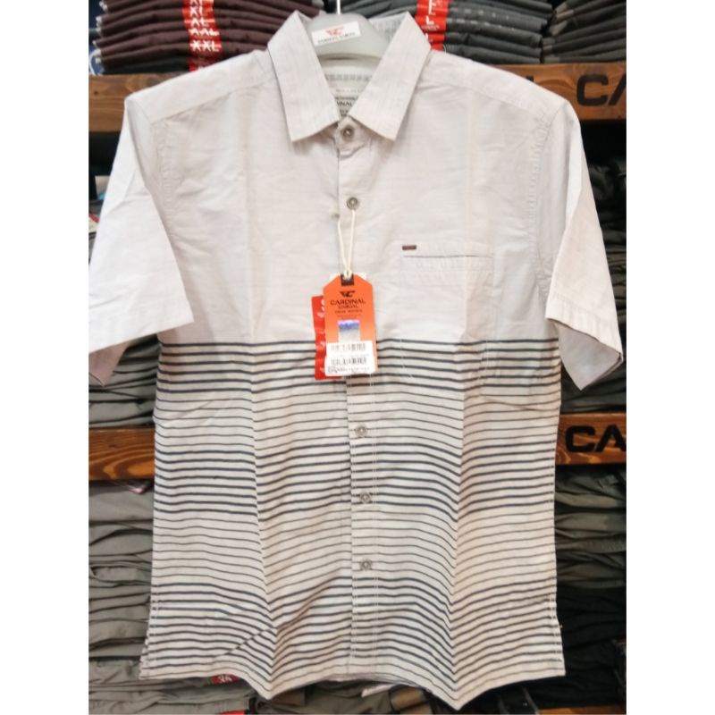 Kemeja Cardinal Casual Original Mens EAKAR 01157P 04H Kemeja Lengan Pendek