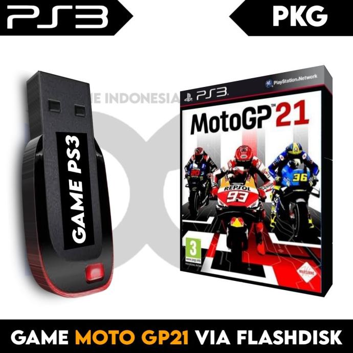 BISA COD Game MOTO GP21 PS3 Game PKG via Flashdisk