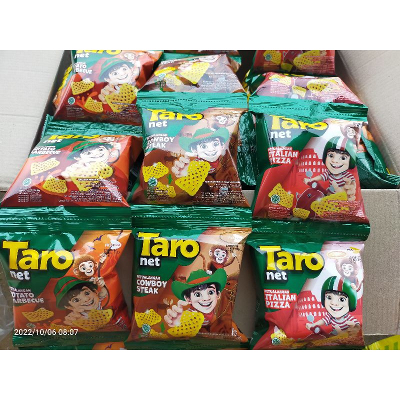 taro renteng isi 10*8gr (varian rasa dikirim random)