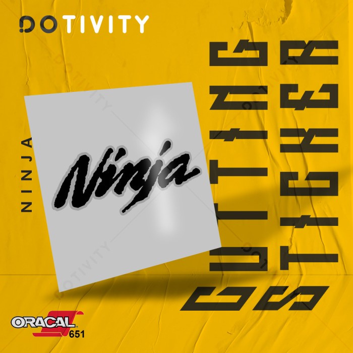 

Cutting Sticker NINJA