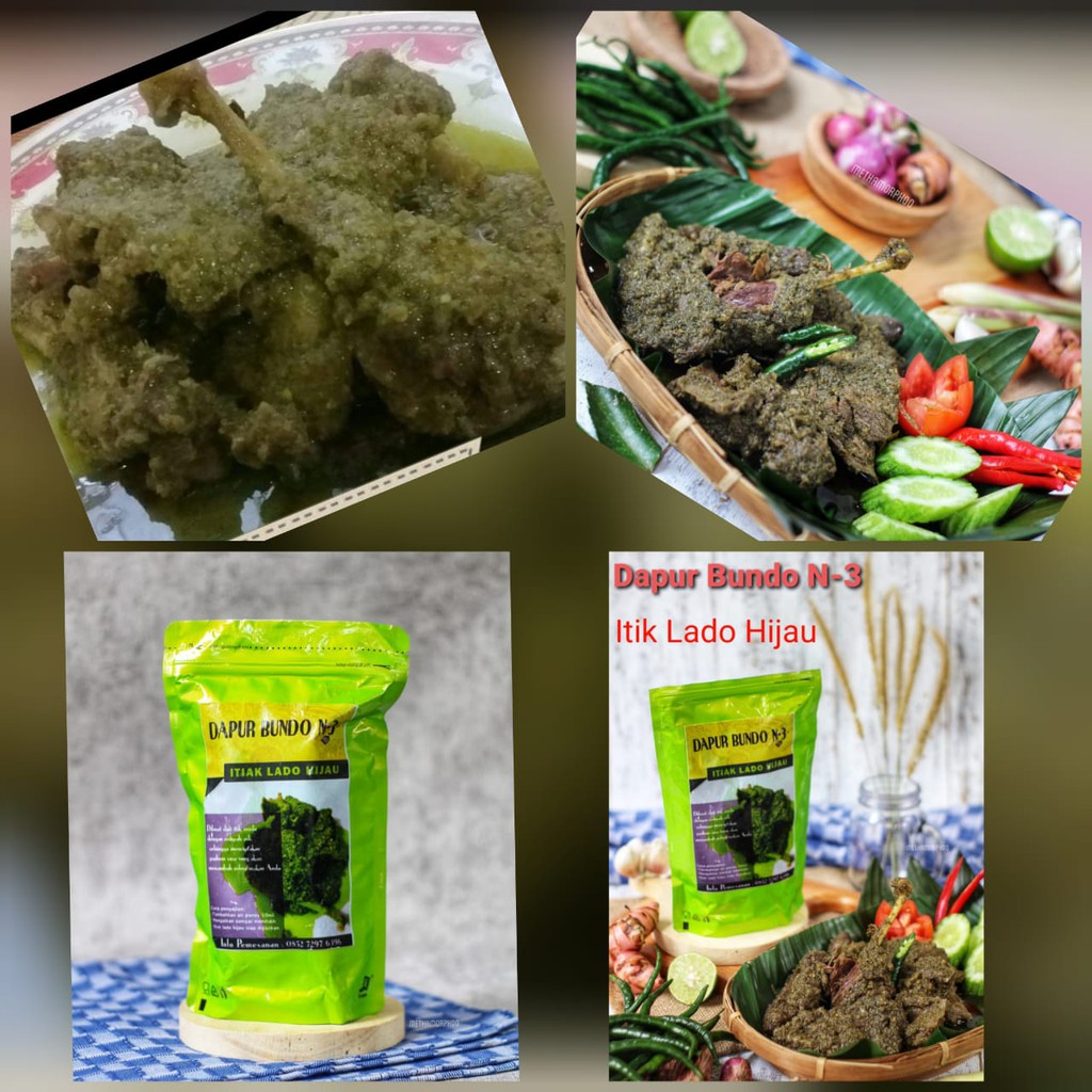 

Itik Lado Hijau (Bebek Cabe Ijo) 600g