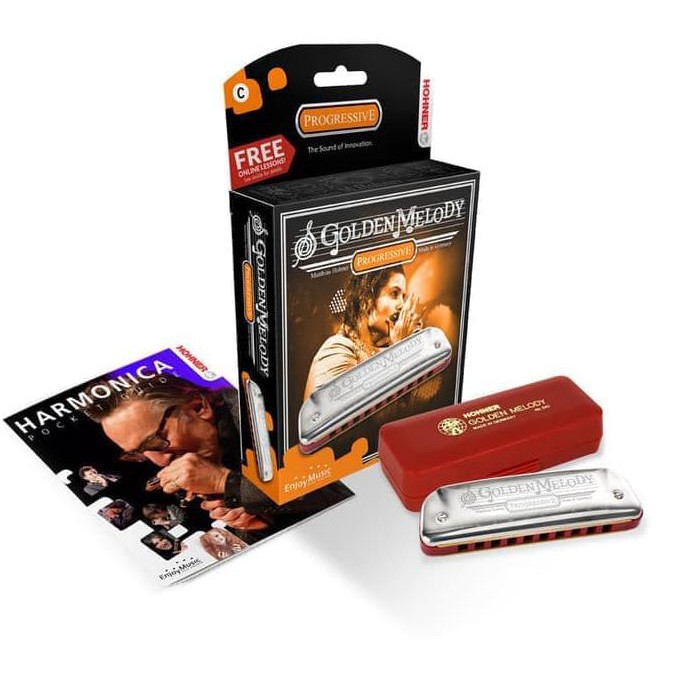 Sale Harmonica Hohner Golden Melody Nada C