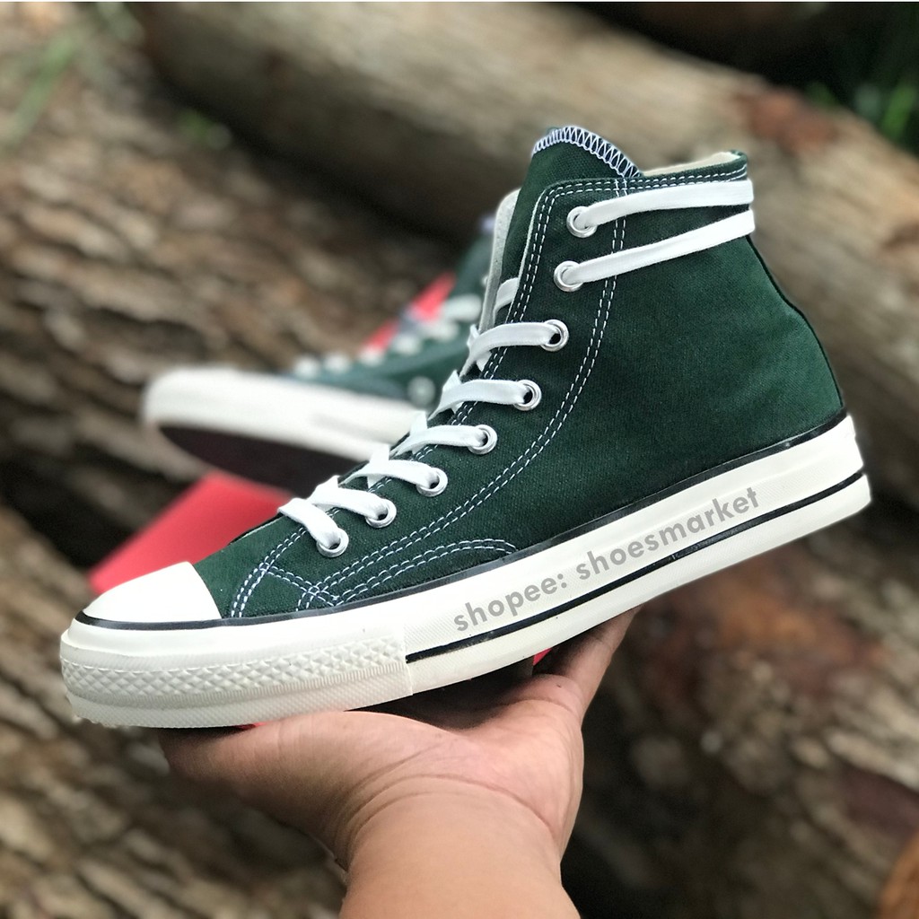 SEPATU CONVERSE 70S HIGH GREEN HERBAL ALL STAR CHUCK TAYLOR OBRAL MURAH