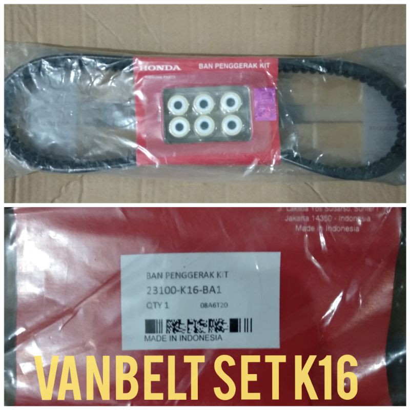 K16 VANBELT PLUS ROLLER SCOOPY FI ESP