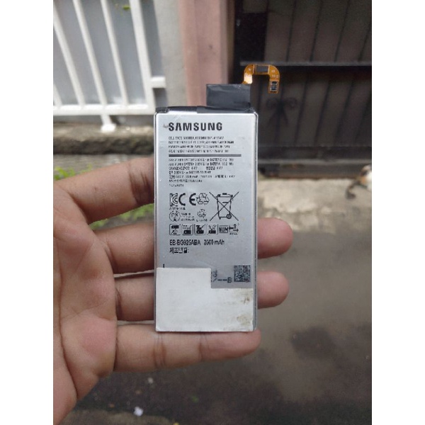 batre batrei baterai batrai Samsung s6 edge G925 original asli copotan