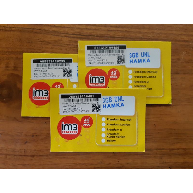 Perdana Indosat 3GB UNLIMITED