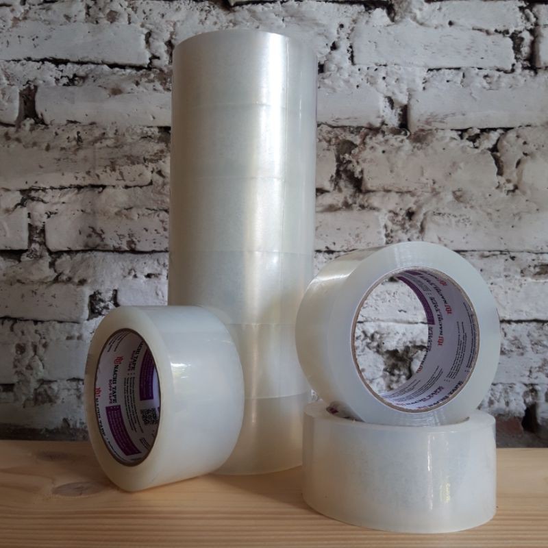 Lakban Isolasi Bening // Solatip //  Tape Nachi 2&quot; ( 48mm ) x 100 yard ( 90m )