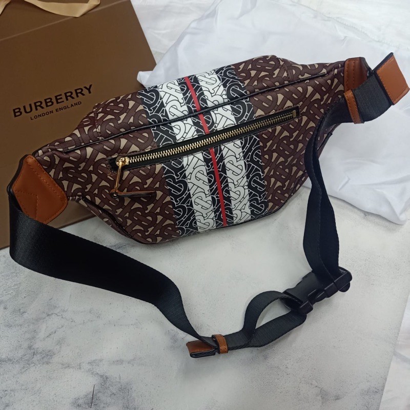 Waistbag Wanita Burberry Mono Print e