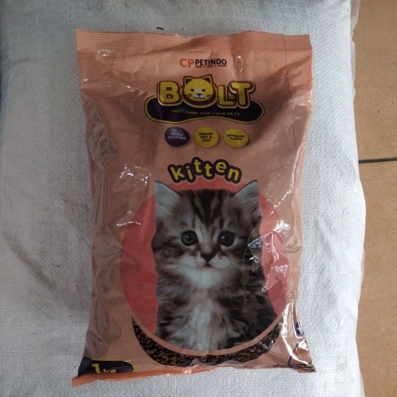 Makanan Kucing Bolt kitten 1kg