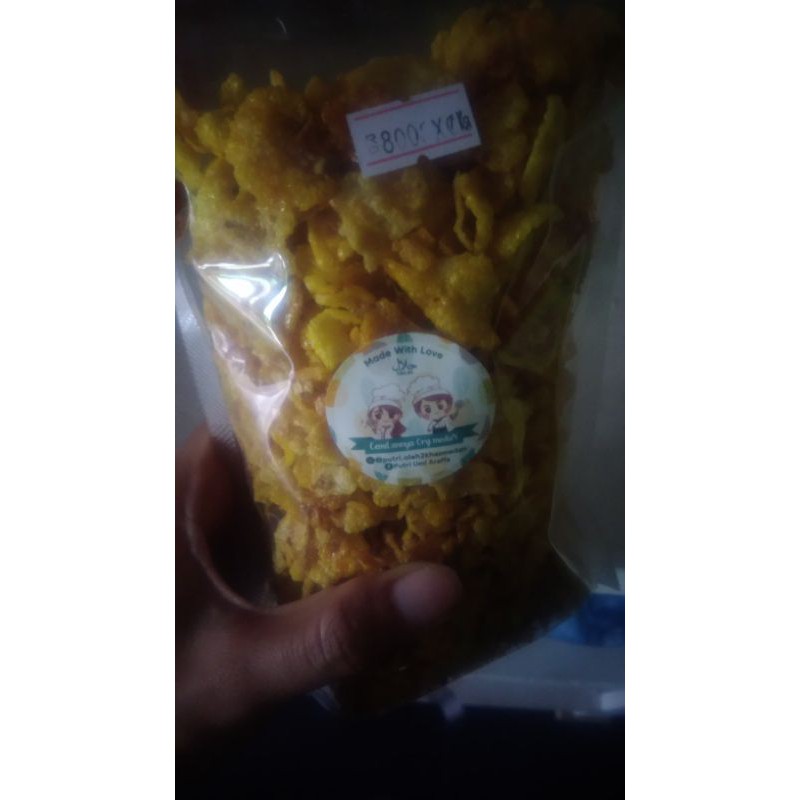 

Emping jagung pedas manis 500gram