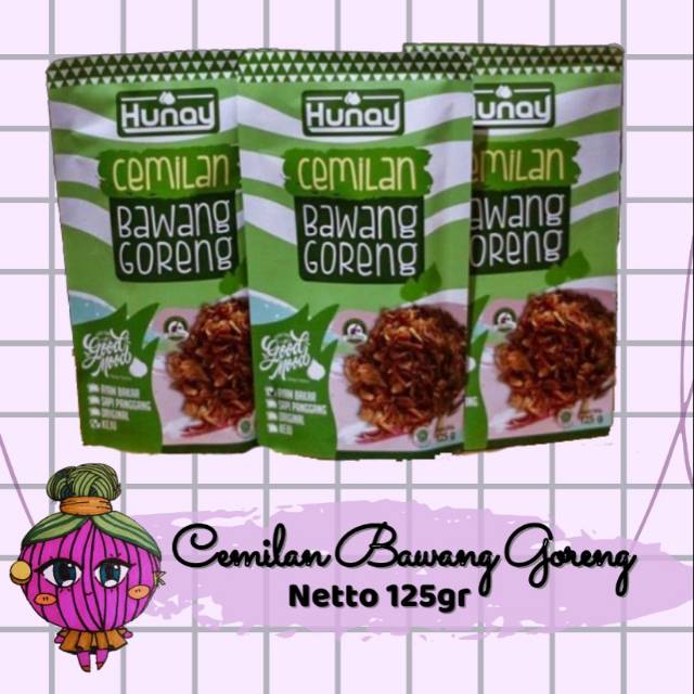 

Cemilan Bawang Goreng Hunay