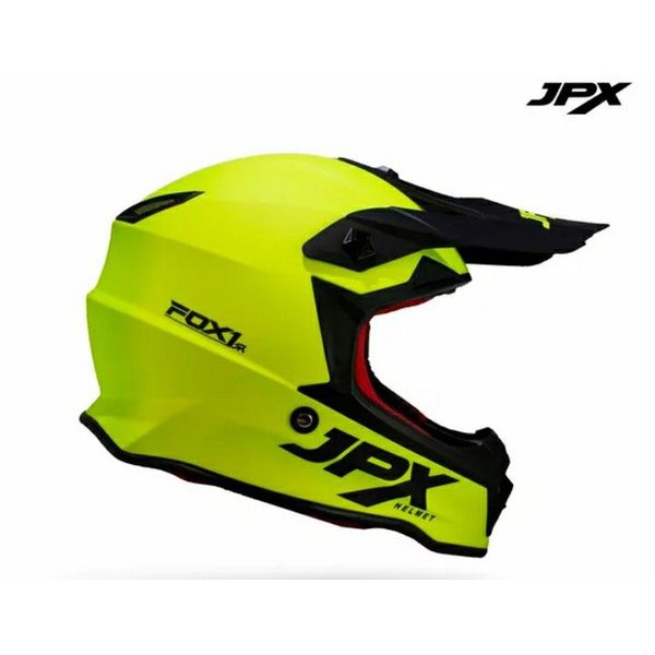 Helm JPX FOX 1 anak Warna Hijau stabilo