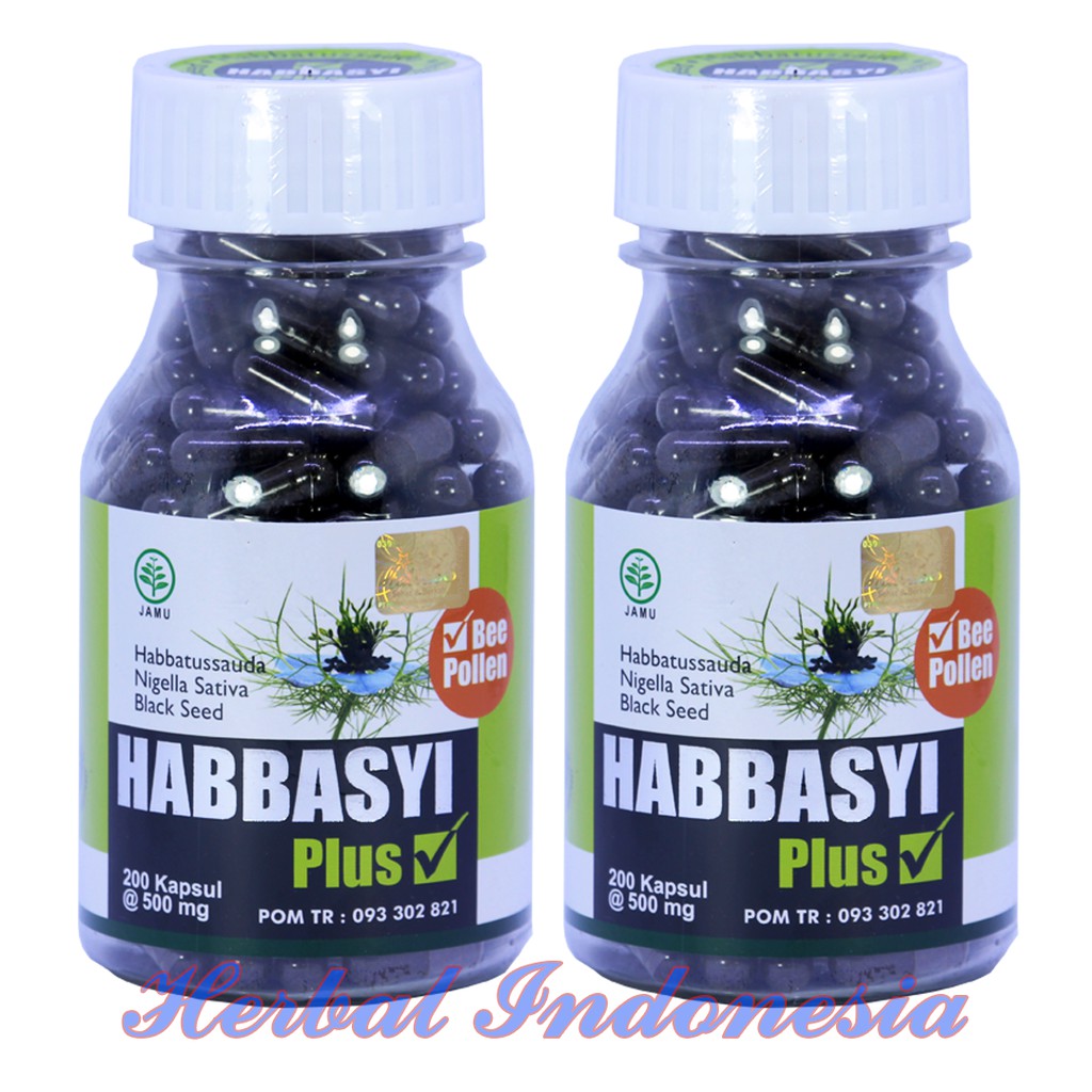 Habbasyi Plus Bee Pollen Black Seed 200 Kapsul