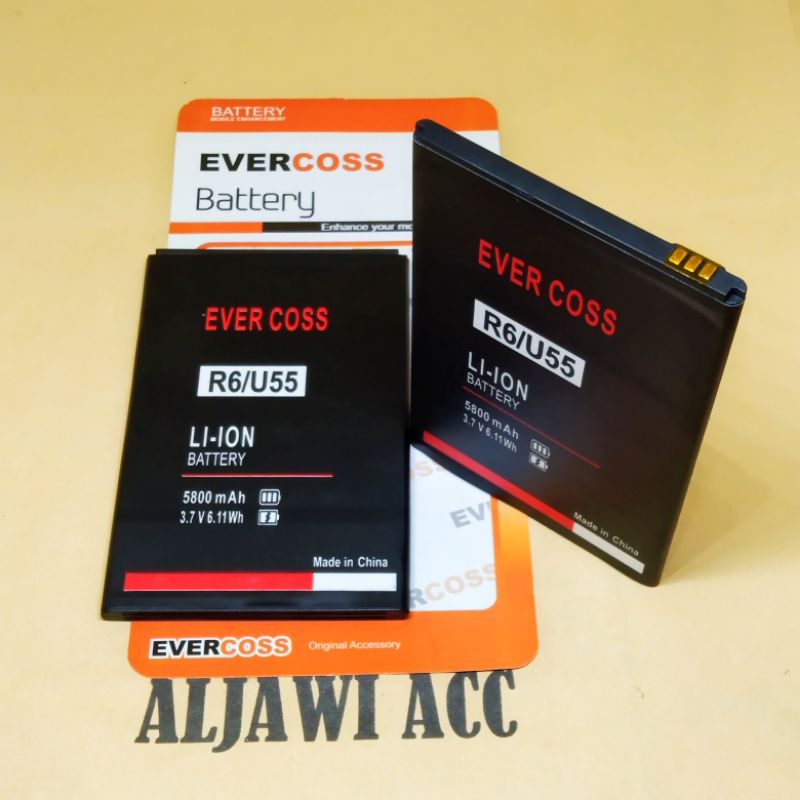 Baterai Cross Evercoss R6 / U55 Original Battery Hp