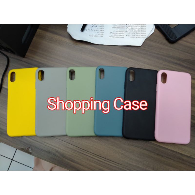 IPHONE XS MAX SIX CANDY CASE PREMIUM SOFTCASE WARNA POLOS