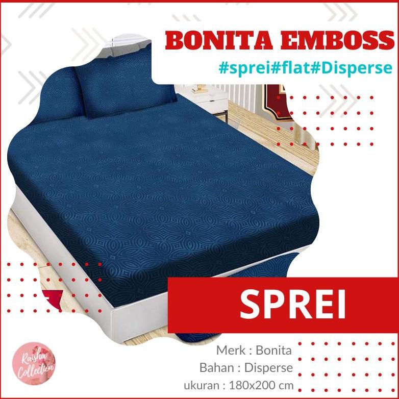 RC BONITA EMBOS POLOS SPREI BONITA UKURAN KING 180X200 WARNA LENGKAP TERLARISS...,,,,,