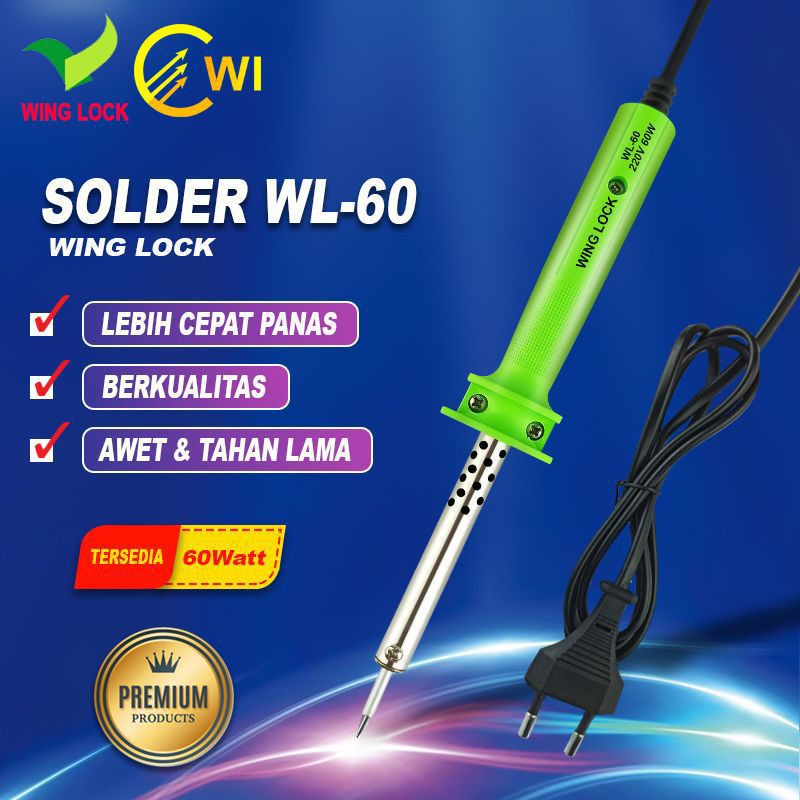Solder/Soldering Iron 60 Watt Wing Lock