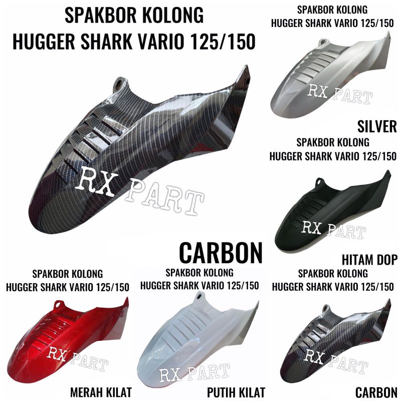 SPAKBOR KOLONG VARIO 125 / 150,SPAKBOR KOLONG HUGGER SHARK VARIO 125 / 150
