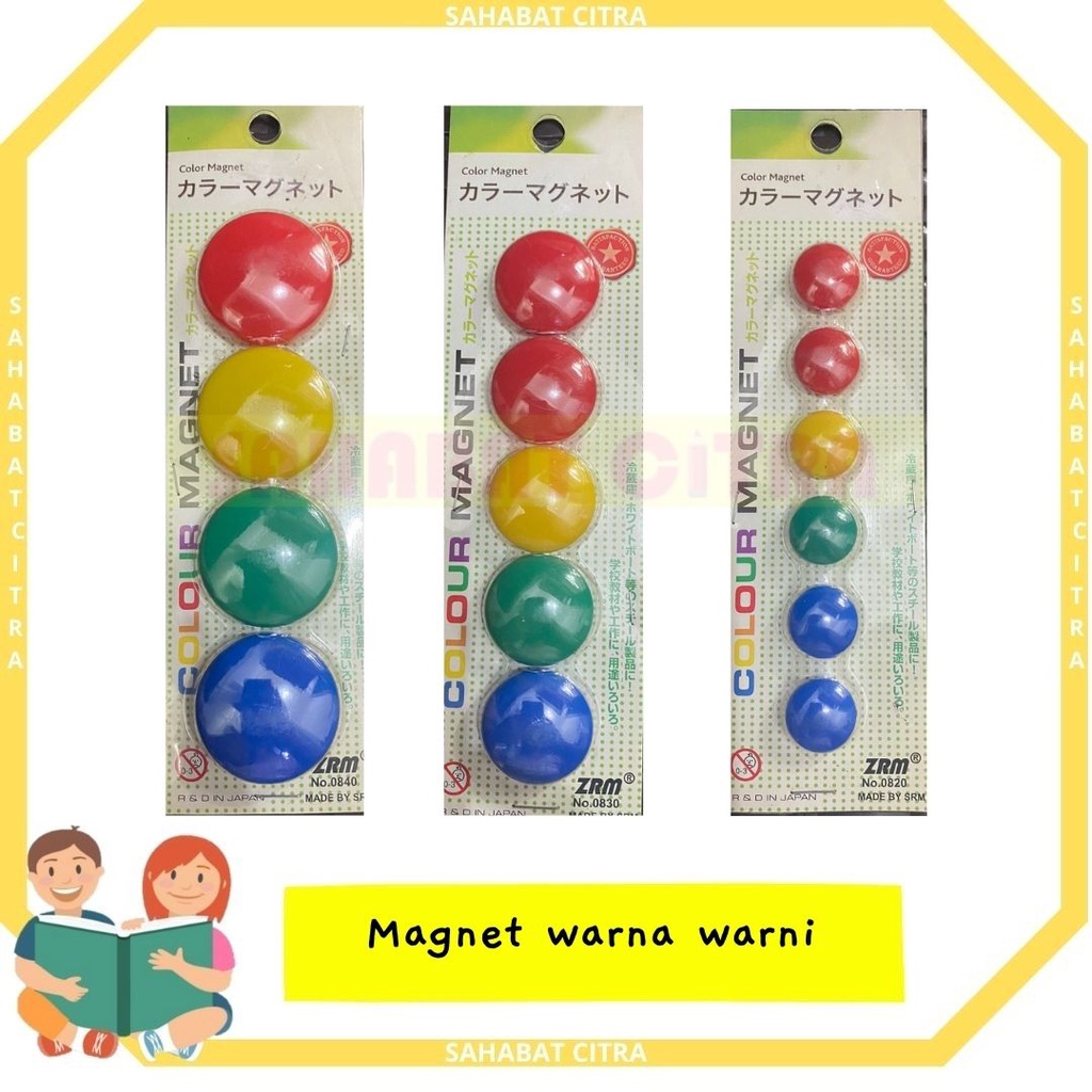 

MAGNET PAPAN TULIS WARNA WARNI 白板磁铁（彩色）