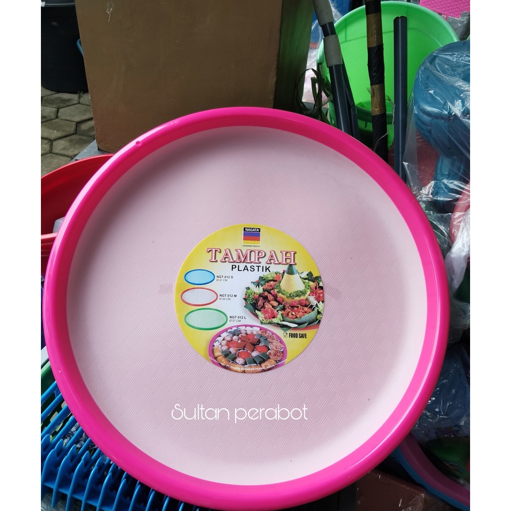 Tampah plastik / Nampan Kue 49 CM Food Safe NAGATA 012 M