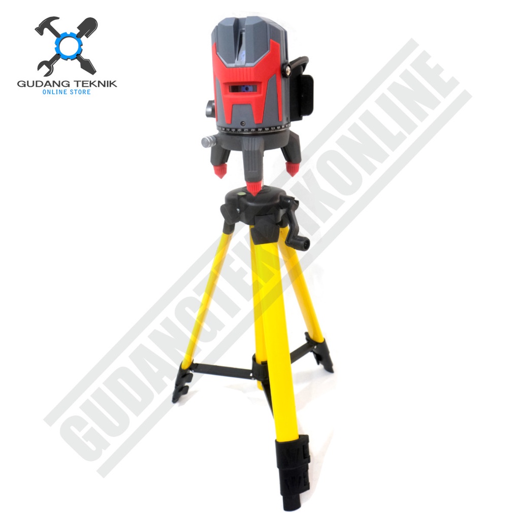 Waterpass Laser Line Level CORDLESS MODERN / Waterpas Garis Laser BATERAI - Leveling Line Water pass MODERN