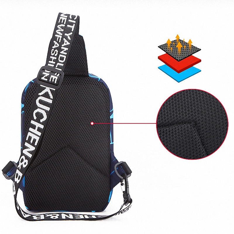Mainland Tas Selempang Pria Tas Bahu Slingbag Pria Casual Outdoor TS415