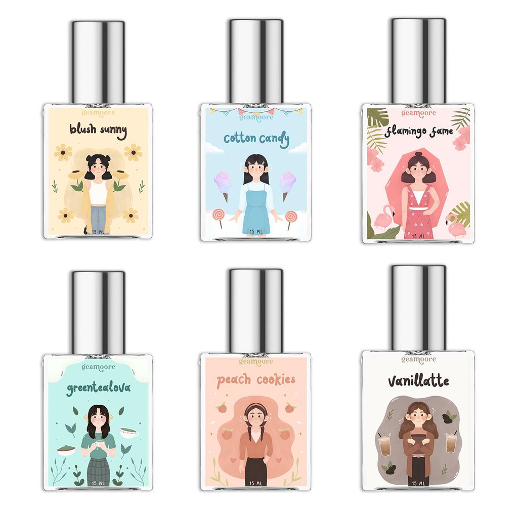 ❤ RATU ❤ Geamoore Addicted Parfum Series 15ml | Parfum Geamore Korean | Zodiac Spray 15ml